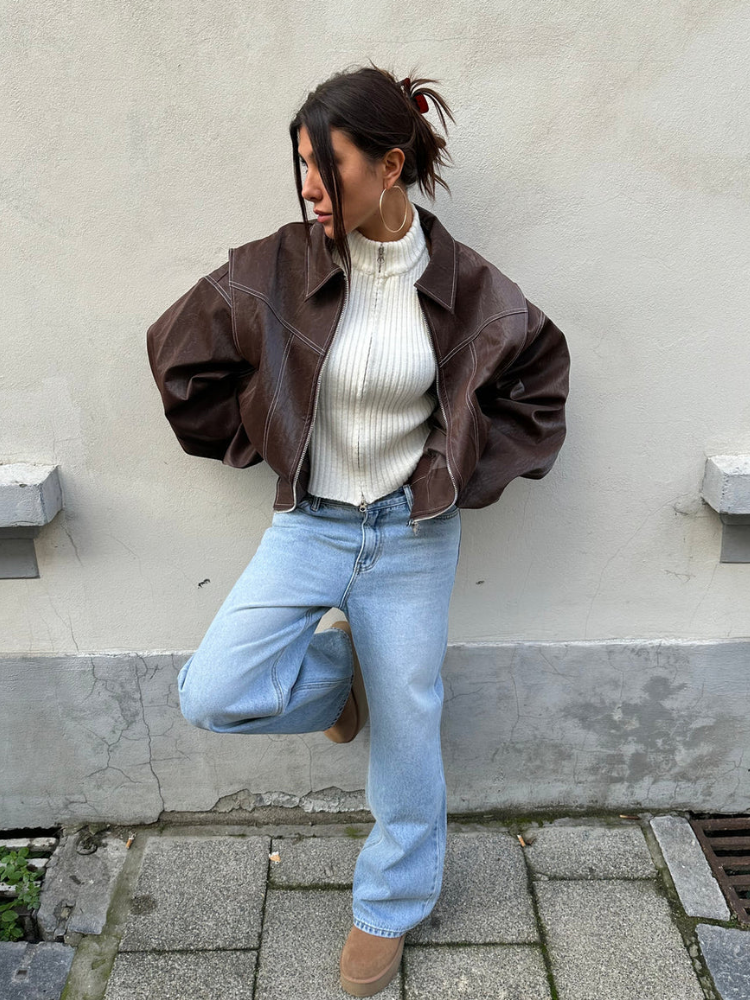 AUDREY™ | Bomber oversize di stile