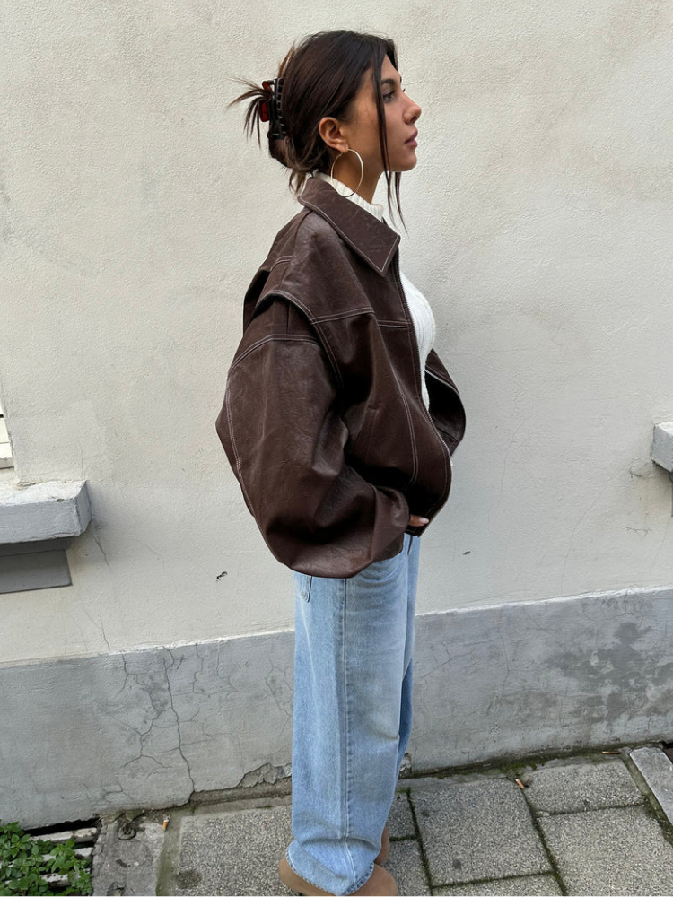 AUDREY™ | Bomber oversize di stile