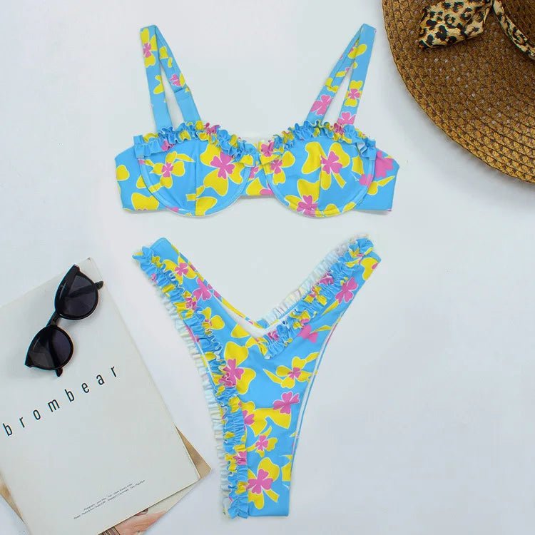 MAGGY™ | Bikini con volant