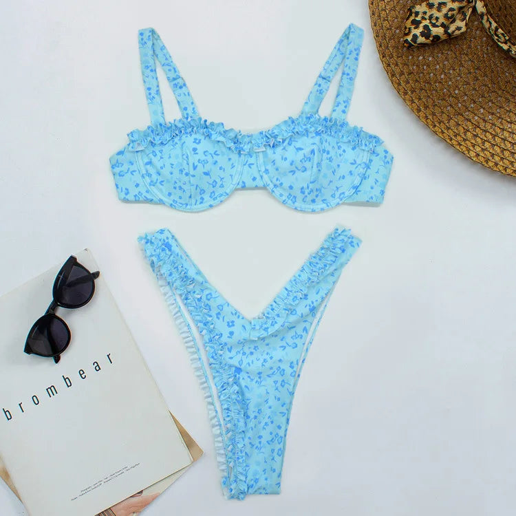 MAGGY™ | Bikini con volant